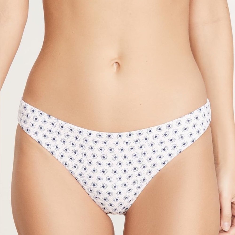 NWT Eberjey Annia bikini bottoms shell pea coat